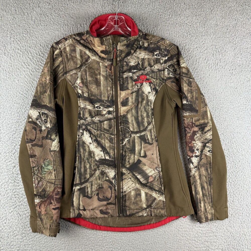 Mossy Oak Break Up Infinity Camo Brown Hooded Jacket Coat Women’s Small (34-36)
